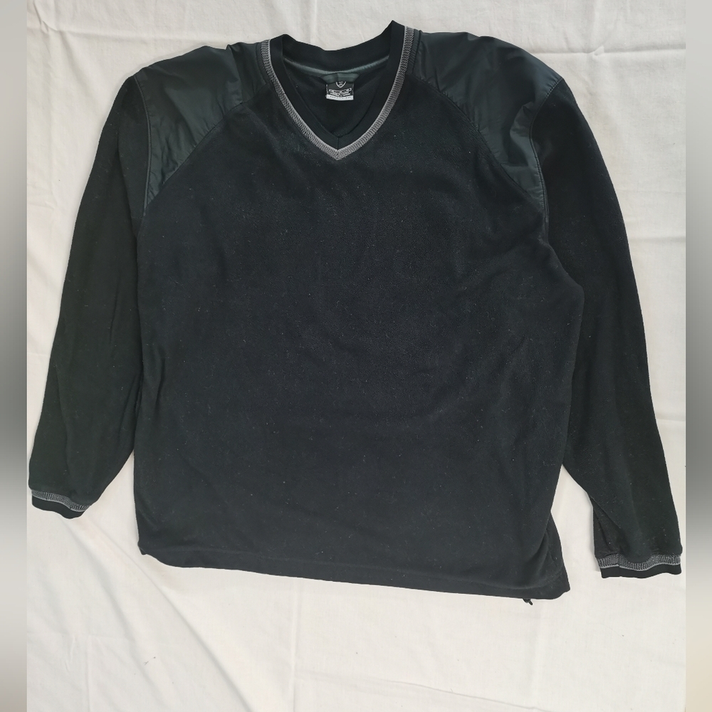 Nike Golf Men's Therma Fit Pullover Black V Neck Sweater XL